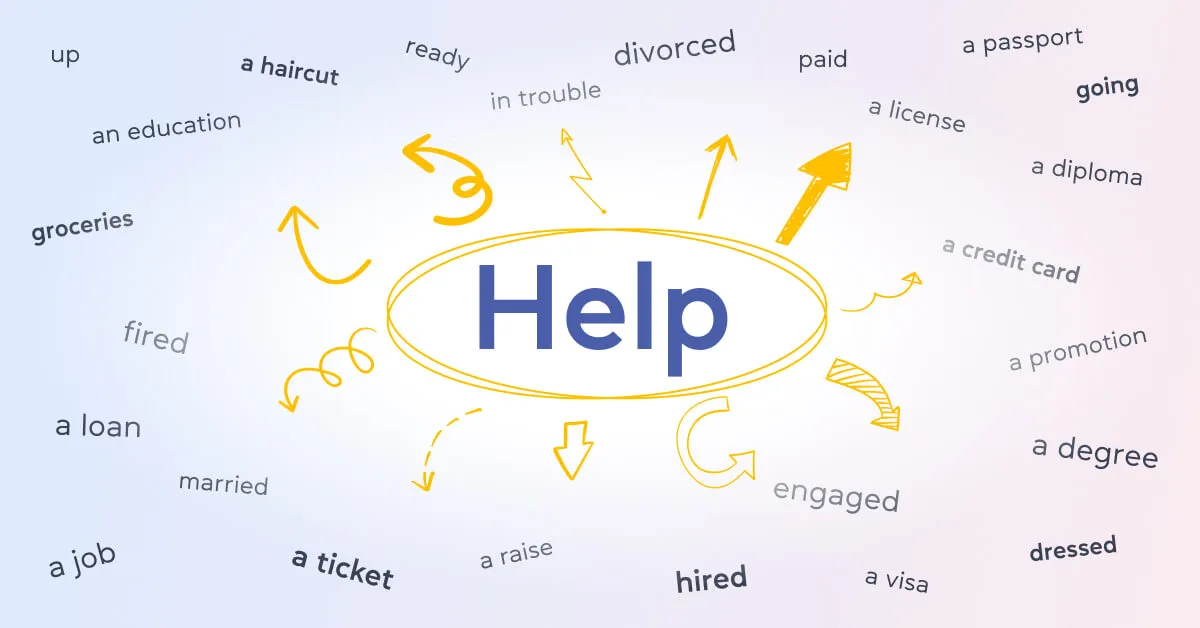 Побудительный глагол Help - cambridge.ua