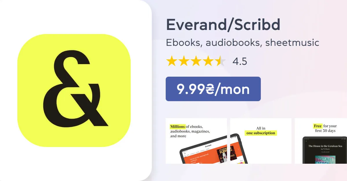 Scribd: Audiobooks & Ebooks