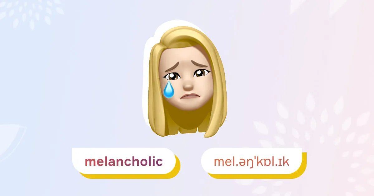 Melancholic - тип темперамента на английском