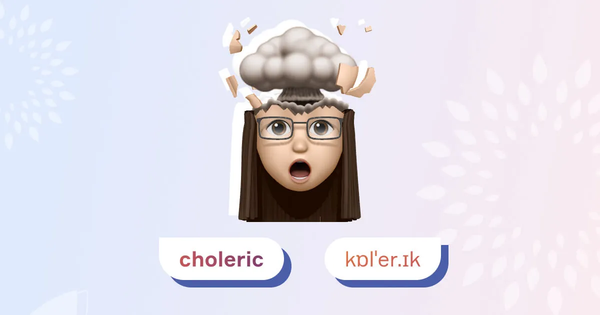 Choleric - темперамент на английском