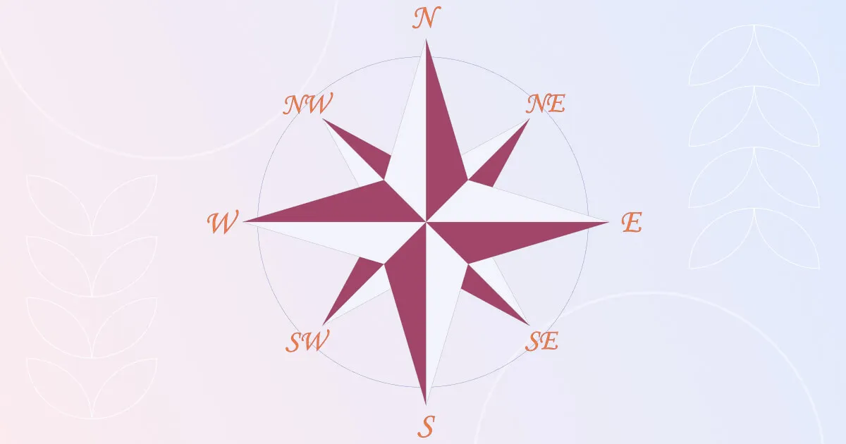 Роза вітрів англійською мовою