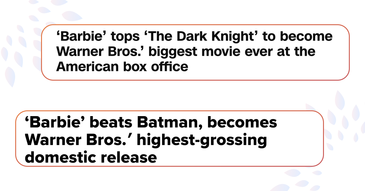 Фільм «Барбі» став найкасовішим в історії Warner Brothers