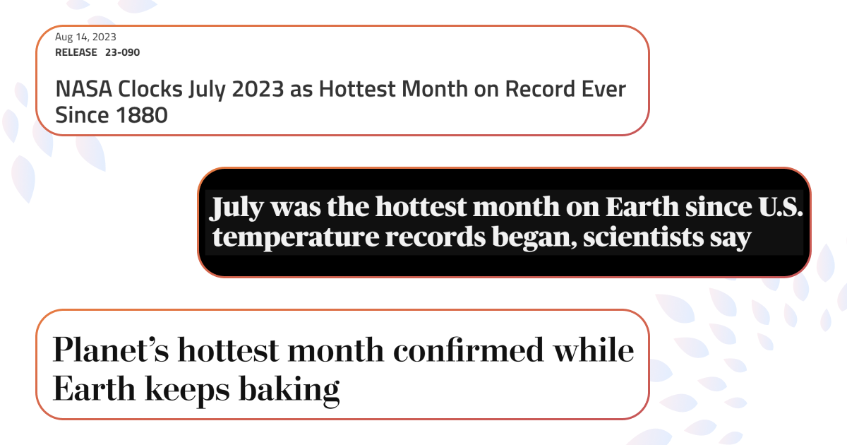 Самый жаркий июль с 1880 года