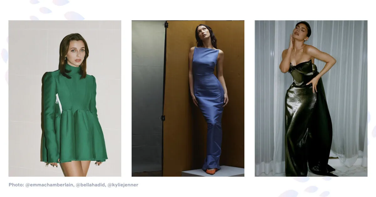 Інші види одягу англійською: сукні