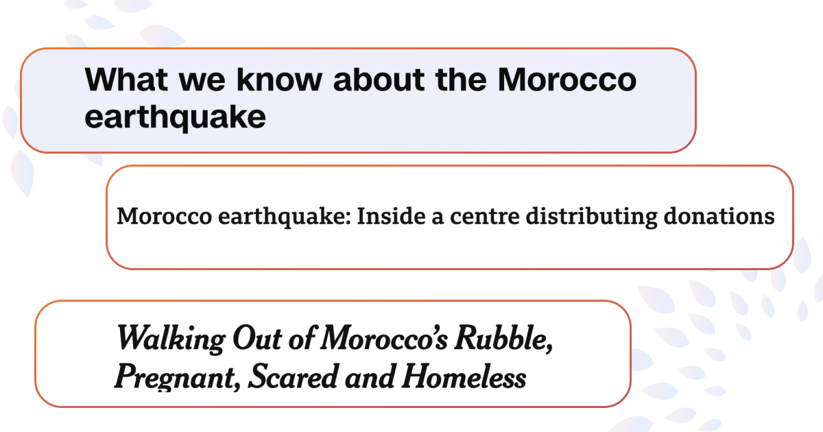 Из-за мощного землетрясения в Марокко погибли около 3 000 человек
