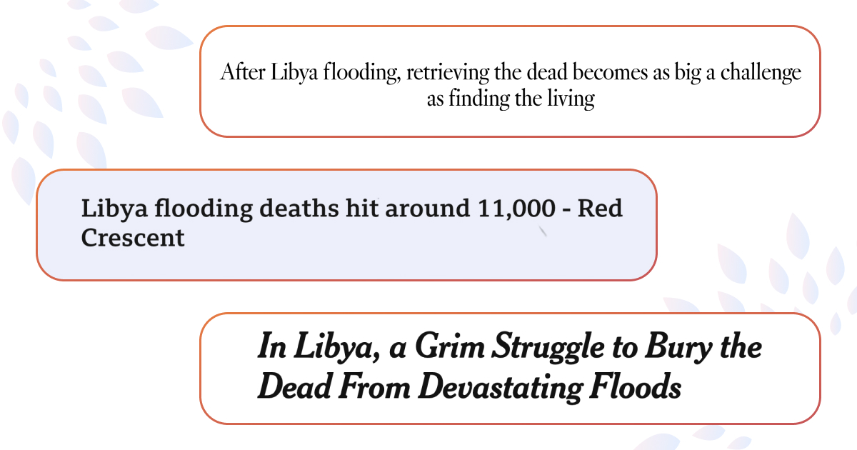 Масштабна повінь у Лівії