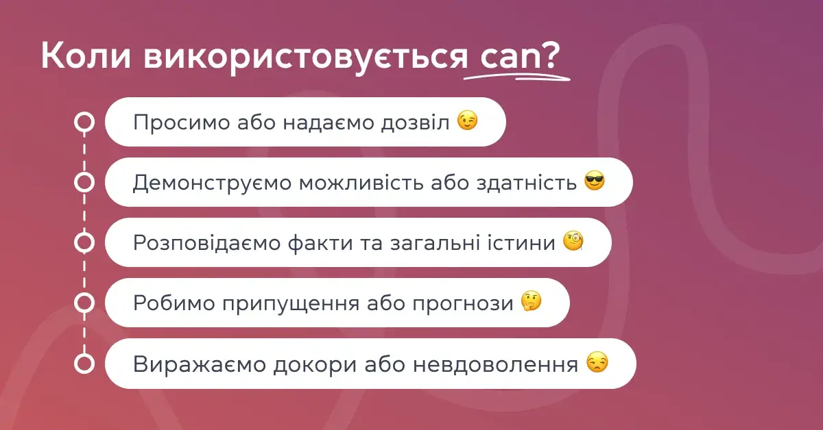 Коли використовується модальне дієслово can? - cambridge.ua