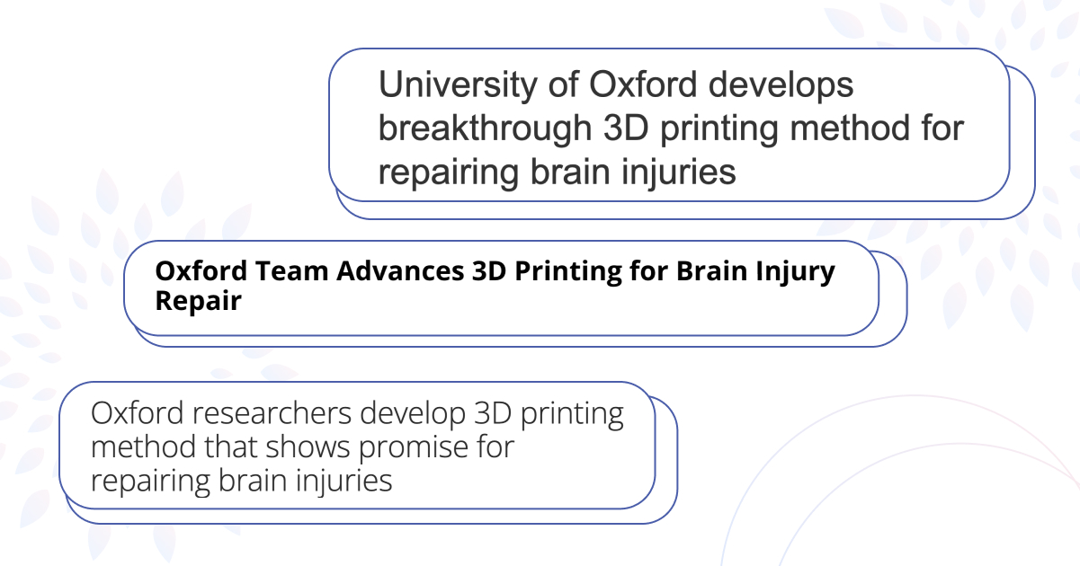 Oxford researchers print nerve cells on a 3D printer