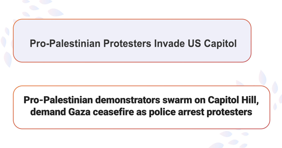 Сторонники Палестины ворвались в Капитолий
