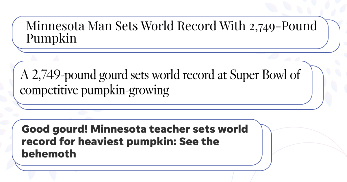 The largest pumpkin in the world: a record was set in the USA