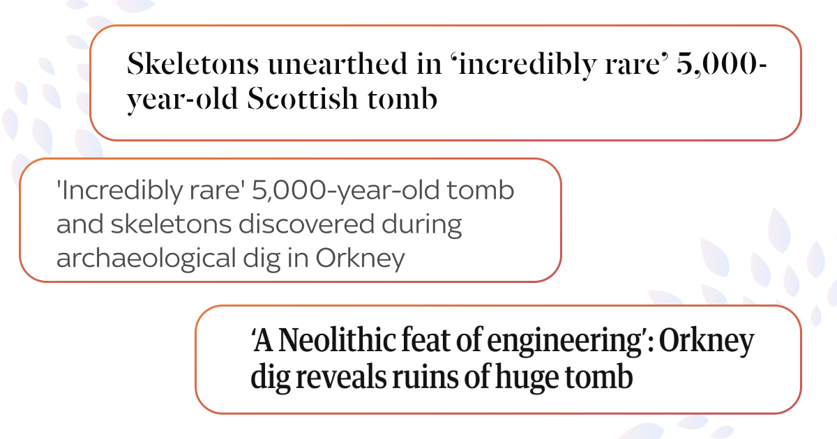 У Шотландії відкопали гробницю, який може бути 5 000 років