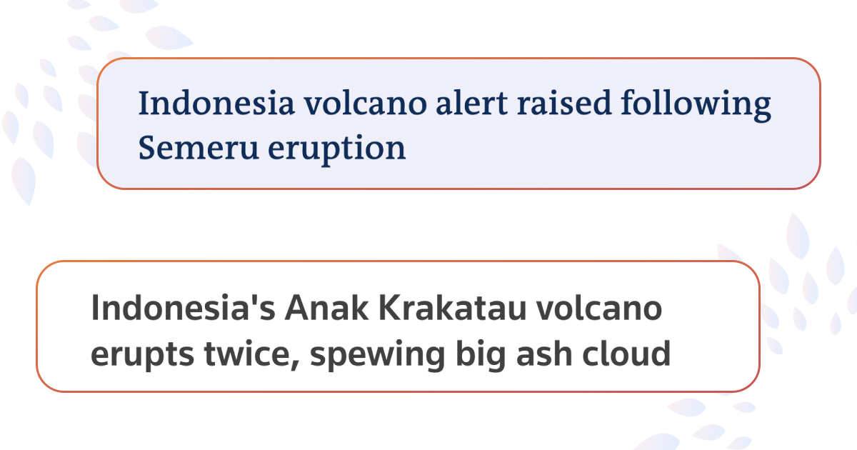 В Индонезии произошло извержение самого высокого вулкана