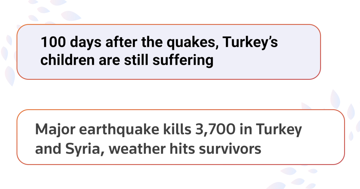 Масштабний землетрус у Туреччині та Сирії