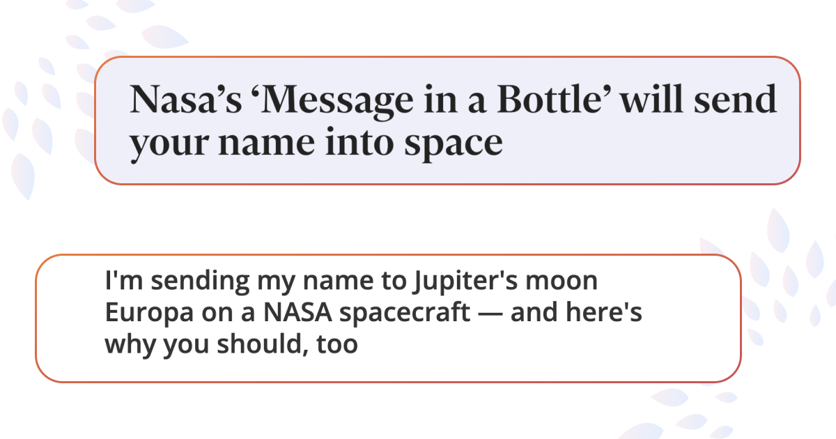 NASA відправить ваше ім’я на орбіту Юпітера
