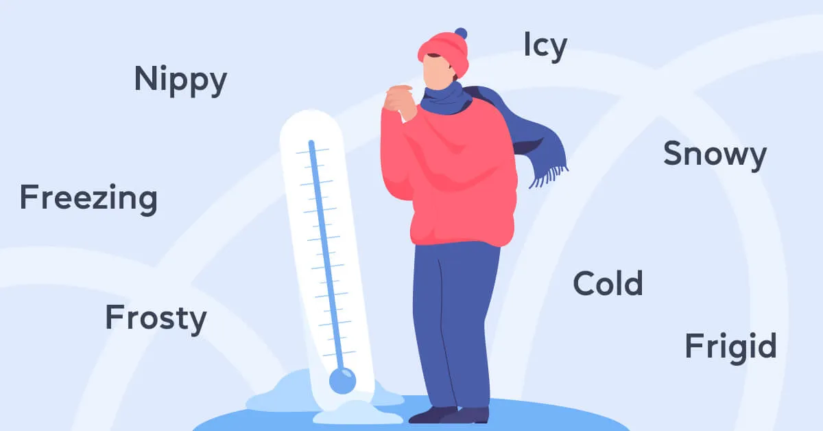 Как описать погоду зимой на английском?