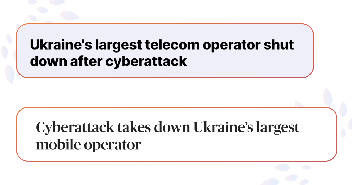 Російські хакери атакували український телефонний оператор