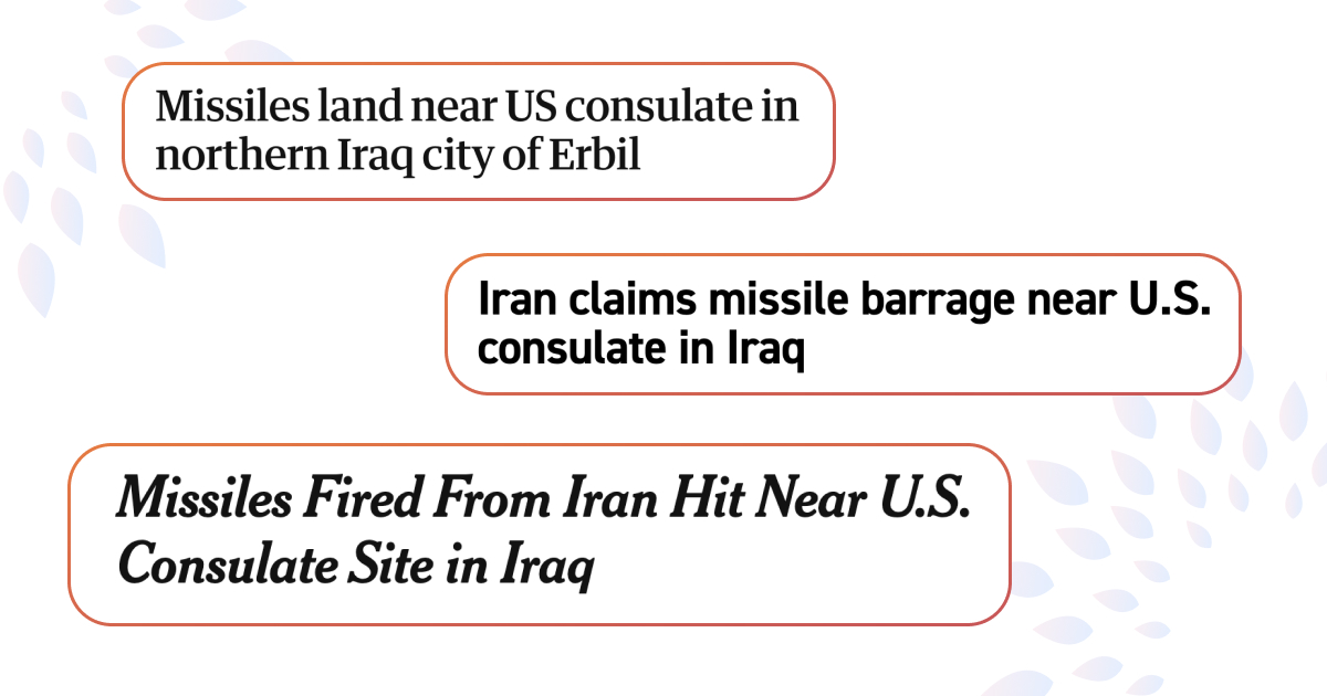 Іран атакував Ірак: ракети впали неподалік посольства США
