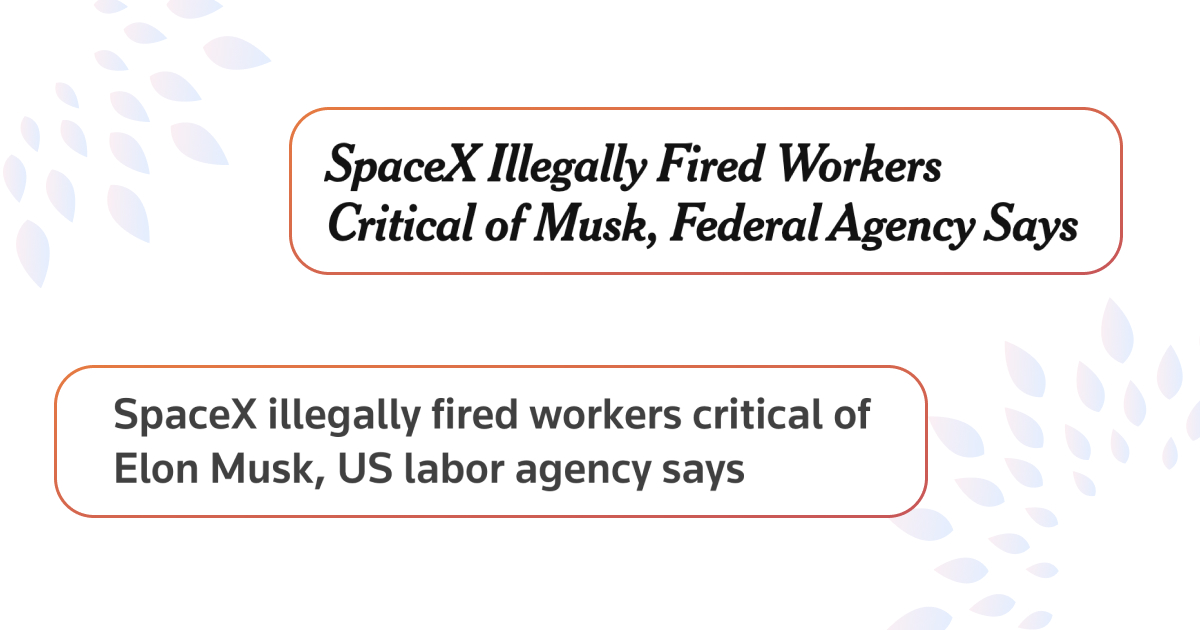 SpaceX незаконно звільнила працівників, які критикували Ілона Маска, — агентство праці США