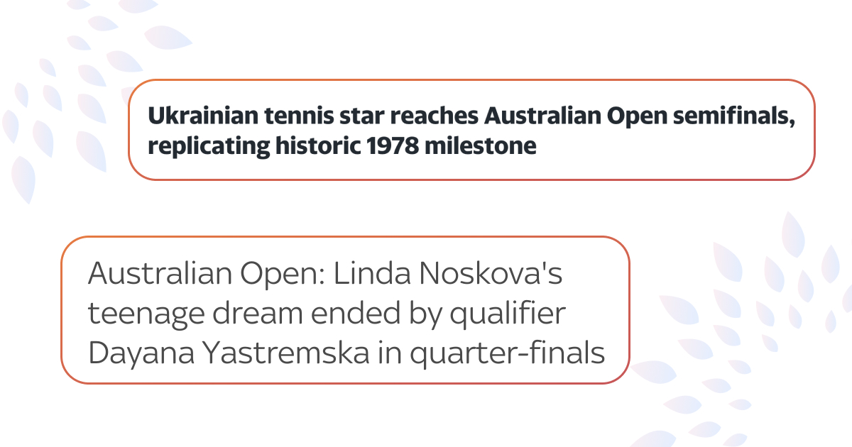 Впервые в истории: украинка — в полуфинале Australian Open