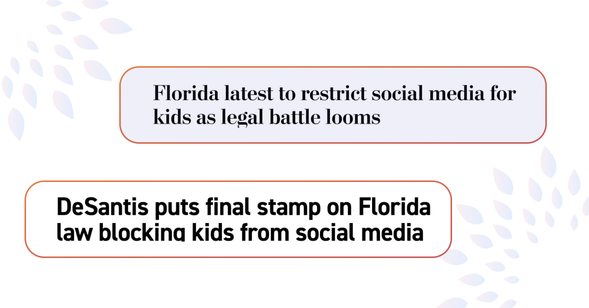 В Штате Флорида подросткам запретили регистрироваться в социальных сетях
