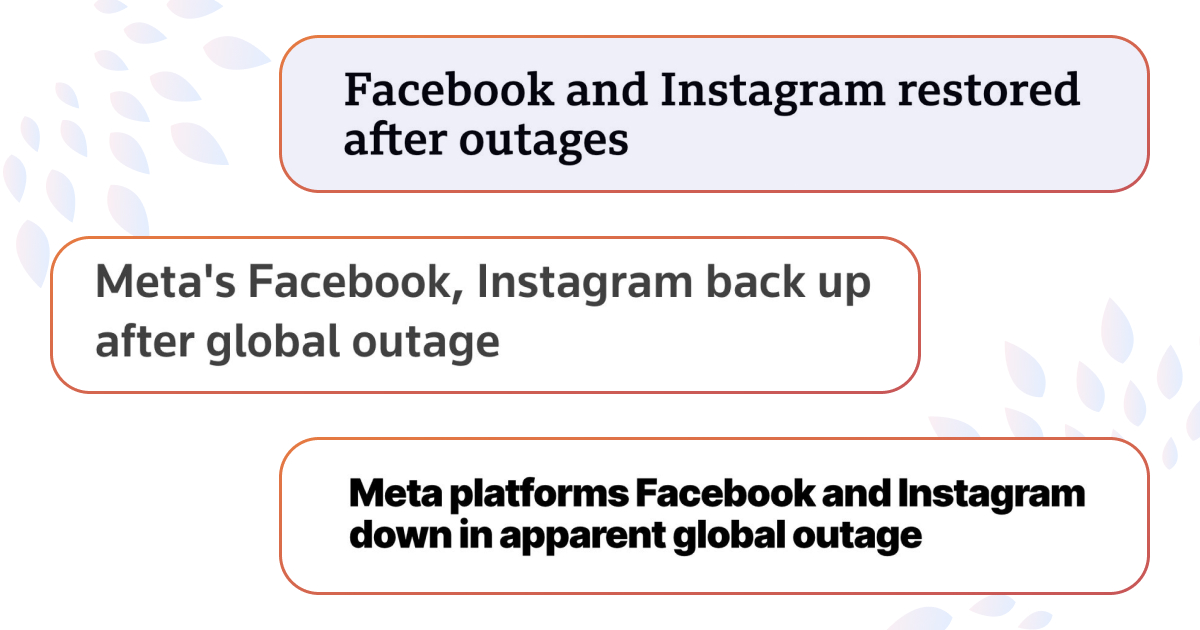 Facebook и Instagram вышли из строя на несколько часов