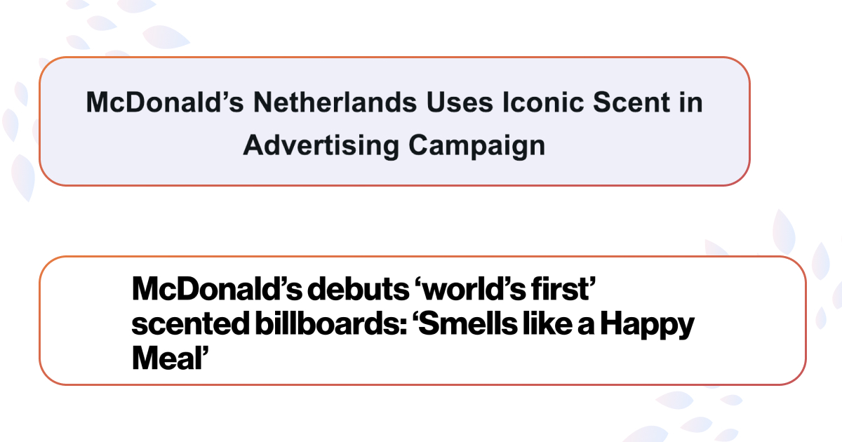 McDonald's установил билборды с ароматом картофеля фри