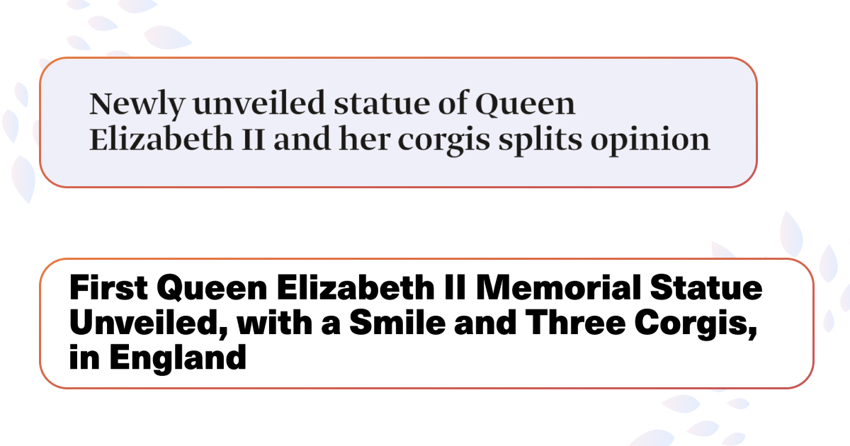 В Британии установили первый памятник Елизавете 