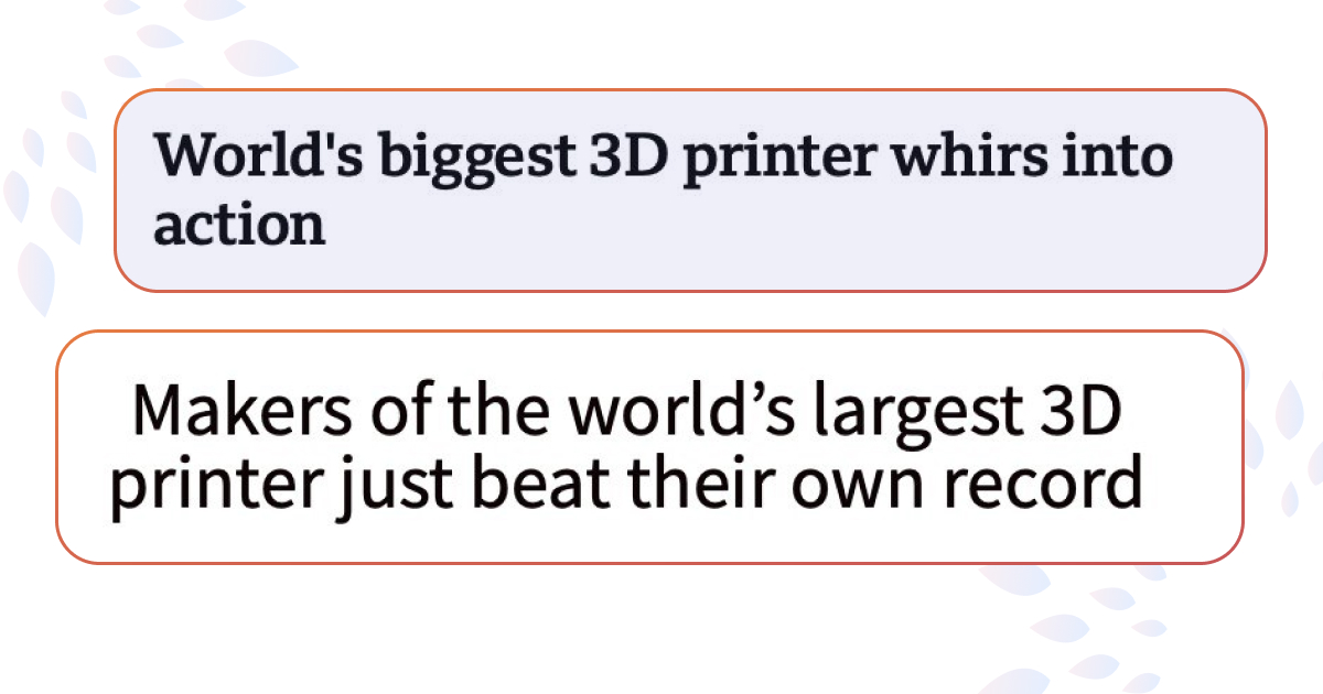 У світі запрацював найбільший 3D принтер. Чим вражає розробка?
