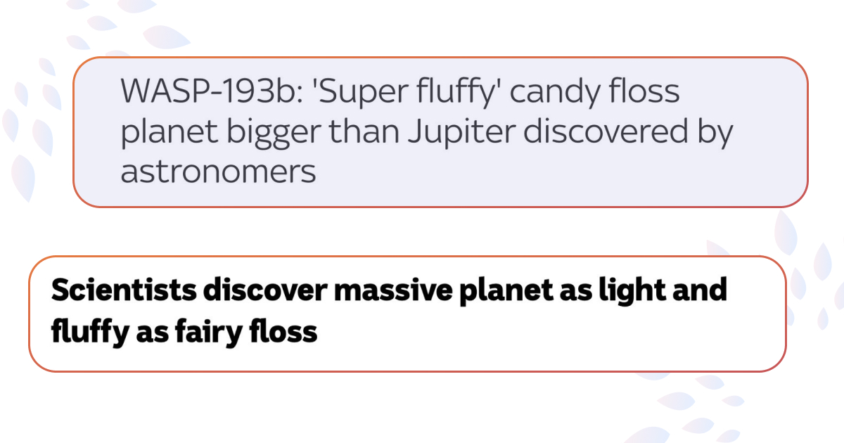 Пухнаста планета: вчені відкрили космічний обʼєкт, схожий на цукрову вату