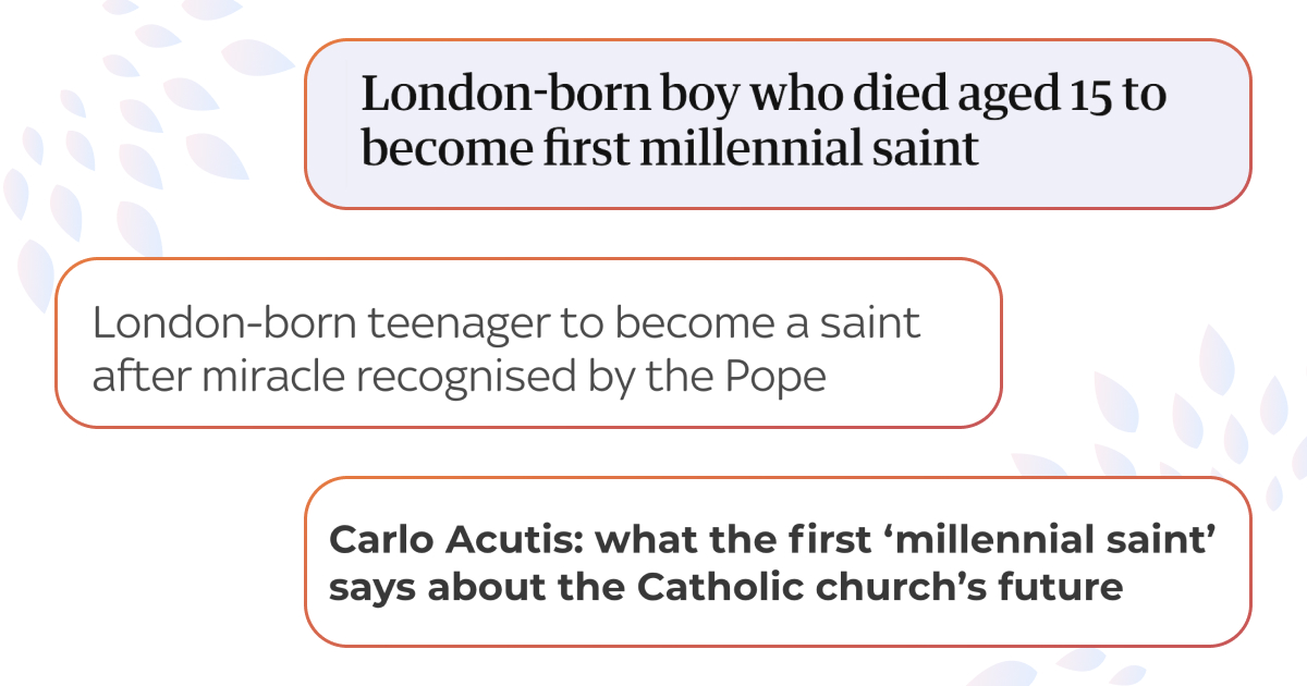 Ватикан канонизировал 15-летнего парня