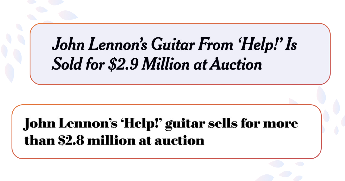 Потерянную гитару Джона Леннона из «The Beatles» продали за почти 3 млн долларов