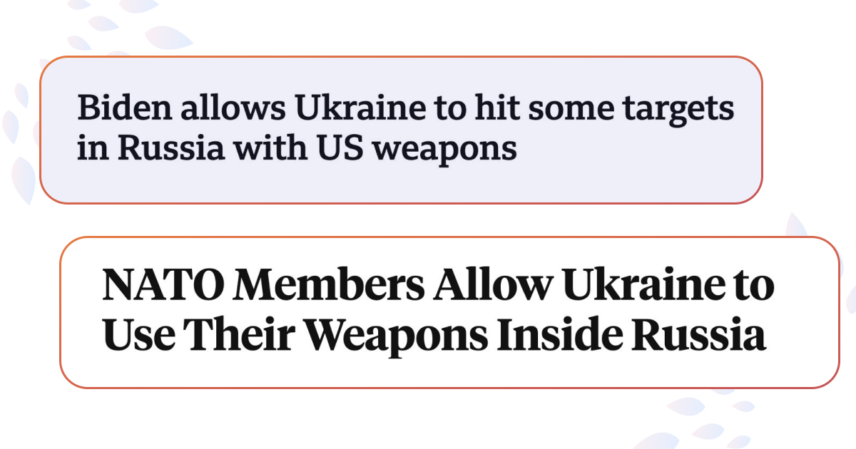 Страны НАТО разрешили Украине использовать их оружие по территории России