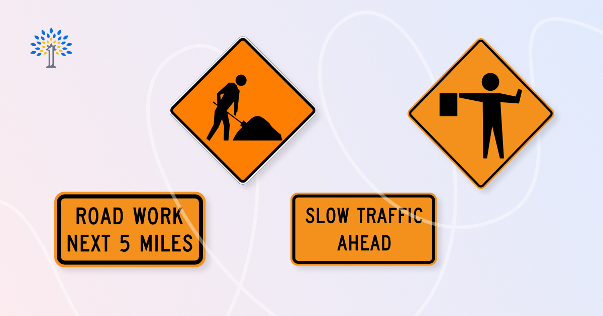 Construction signs