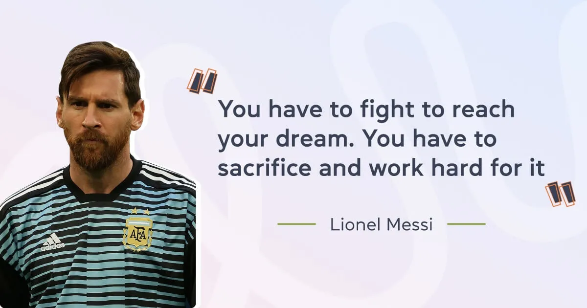 Цитата Ліонеля Мессі
