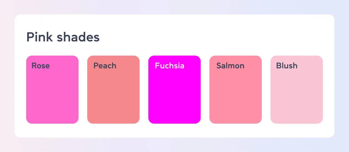 Відтінки кольорів англійською мовою - cambridge.ua