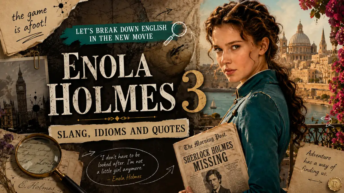 Enola Holmes 3: розбираємо англійську з нового фільму — сленг, ідіоми та цитати