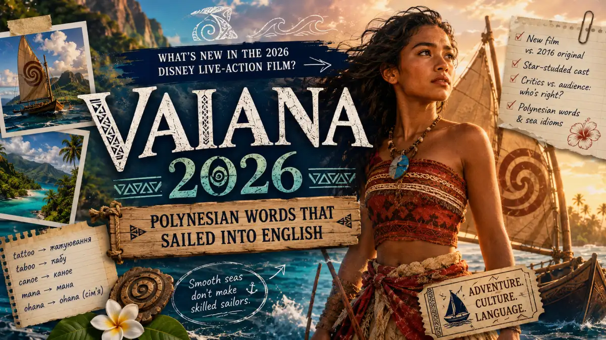 Ваяна 2026: что изменили в новом фильме Disney и какие полинезийские слова стали английскими?